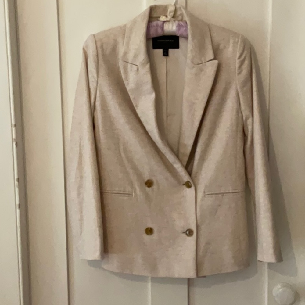 BANANA REPUBLIC DOUBLE-BREAST BLAZER
